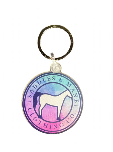 Saddles & Mane Keychain